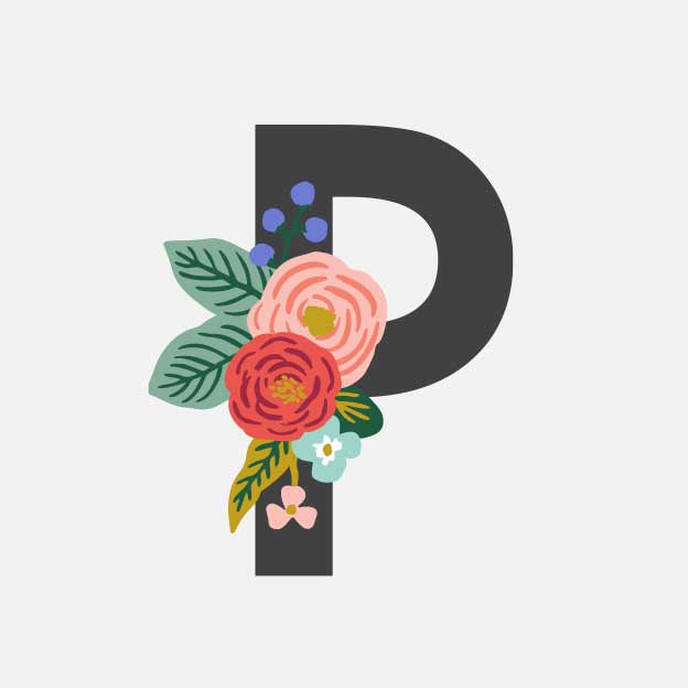 Monogram Personalized Stationery - P